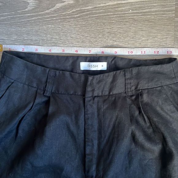 DISSH NORAH BLACK LINEN PANT - Picture 9 of 13